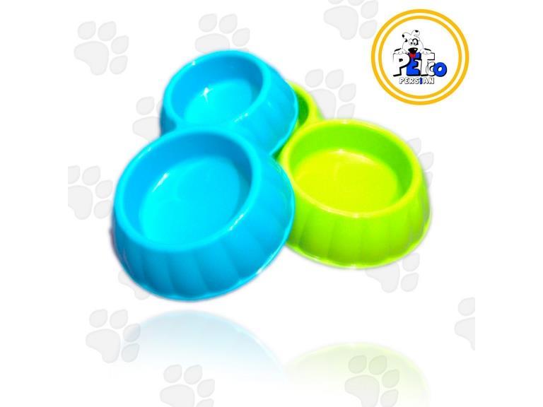 ظرف آب و غذای پلاستیکی دوقلوی سگ